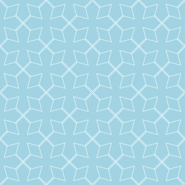 Işık mavi geometrik baskı. Web, Tekstil ve duvar kağıtları için seamless modeli