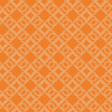 Turuncu geometrik seamless modeli web, Tekstil ve duvar kağıtları için