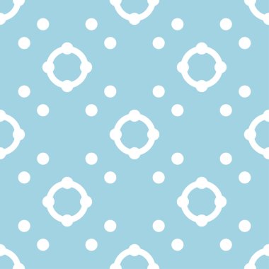 Lacivert ve beyaz geometrik süsleme. Web, Tekstil ve duvar kağıtları için seamless modeli