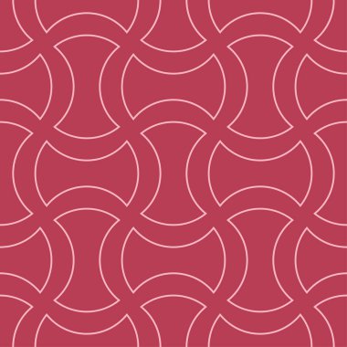 Kırmızı geometrik süsleme. Web, Tekstil ve duvar kağıtları için seamless modeli