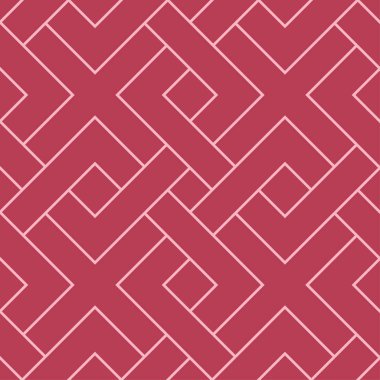 Kırmızı geometrik yazdır. Web, Tekstil ve duvar kağıtları için seamless modeli