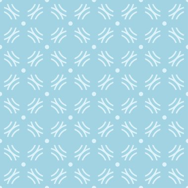 Hafif mavi geometrik süsleme. Web, Tekstil ve duvar kağıtları için seamless modeli