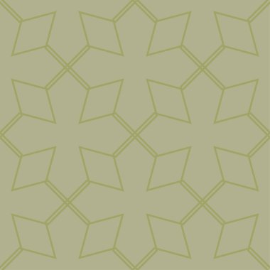 Zeytin yeşili geometrik yazdır. Web, Tekstil ve duvar kağıtları için seamless modeli