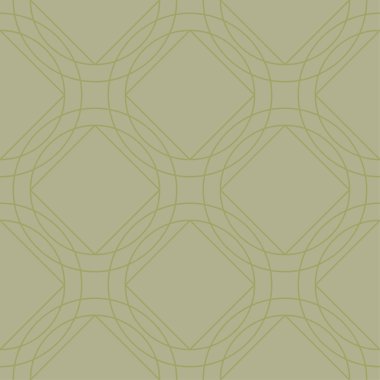 Geometrik süsleme. Zeytin yeşili seamless modeli web, Tekstil ve duvar kağıtları için