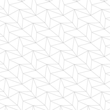 Beyaz arka planda gri geometrik tasarım. Web, Tekstil ve duvar kağıtları için seamless modeli