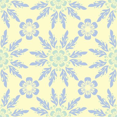 Çiçek bej renkli kesintisiz arka. Duvar kağıtları ve Tekstil için