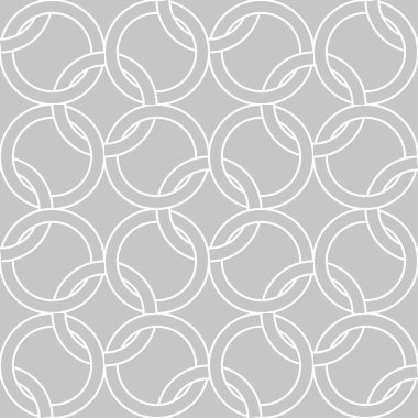 Gri ve beyaz geometrik süsleme. Web, Tekstil ve duvar kağıtları için seamless modeli