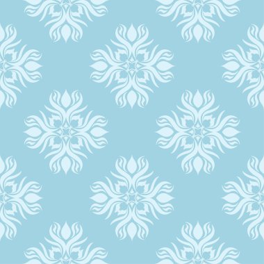 Lacivert seamless modeli ile çiçek arka plan. Duvar kağıtları ve tekstil tasarım