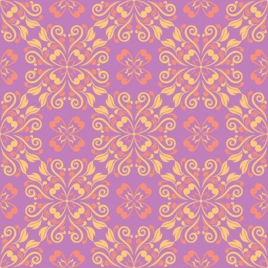 Çiçek renkli seamless modeli. Parlak arka plan duvar kağıtları, Tekstil ve kumaş için