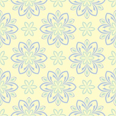 Çiçek bej renkli kesintisiz arka. Duvar kağıtları ve Tekstil için