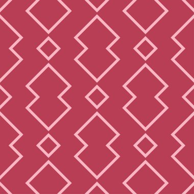 Kırmızı geometrik yazdır. Web, Tekstil ve duvar kağıtları için seamless modeli