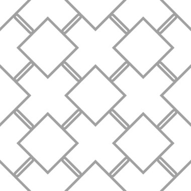 Işık gri geometrik süsleme. Web, Tekstil ve duvar kağıtları için seamless modeli