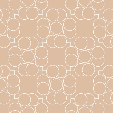 Bej ve beyaz geometrik seamless modeli web, Tekstil ve duvar kağıtları için