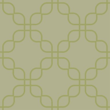 Zeytin yeşili geometrik süsleme. Web, Tekstil ve duvar kağıtları için seamless modeli