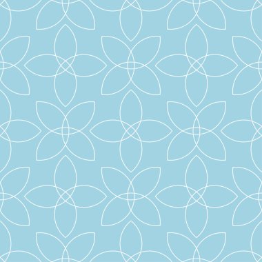 Lacivert ve beyaz geometrik süsleme. Web, Tekstil ve duvar kağıtları için seamless modeli