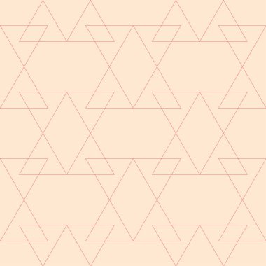 Kırmızı ve bej geometrik yazdırın. Web, Tekstil ve duvar kağıtları için seamless modeli