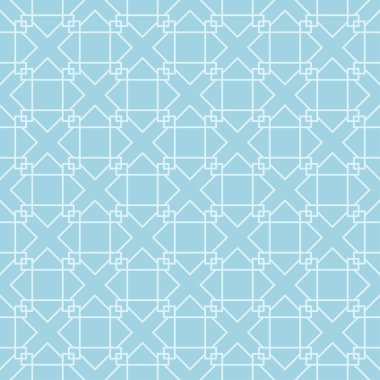 Hafif mavi geometrik süsleme. Web, Tekstil ve duvar kağıtları için seamless modeli