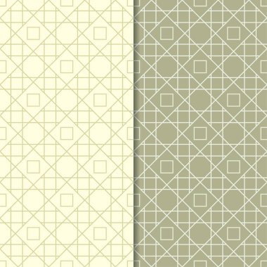 Zeytin yeşili geometrik Dikişsiz desen web, Tekstil ve duvar kağıtları için