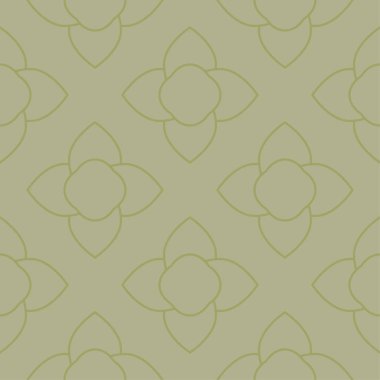 Zeytin yeşili geometrik seamless modeli web, Tekstil ve duvar kağıtları için