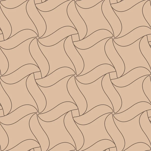 Hnědý Geometrický Ornament Vzor Bezešvé Pro Web Textil Tapety — Stockový vektor