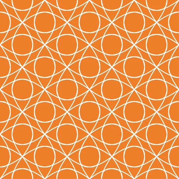 Orange Geometrisches Ornament Nahtloses Muster Für Web Textilien Und Tapeten — Stockvektor