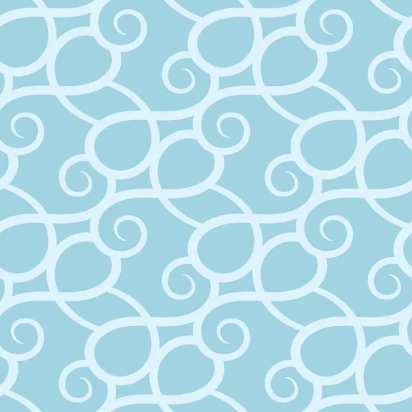 Abstract Seamless Pattern Light Blue White Background Textile Wallpapers Fabrics — Stock Vector
