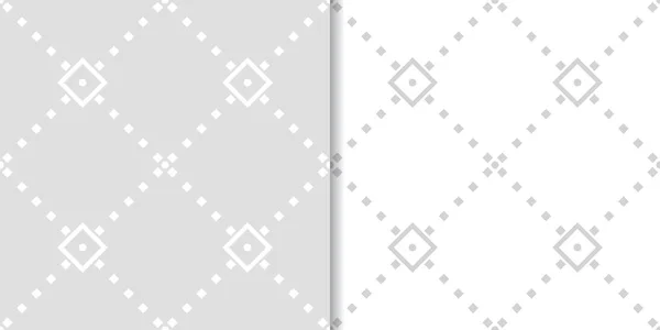 Motifs Géométriques Sans Couture Gris Clair Pour Toile Textile Fonds — Image vectorielle