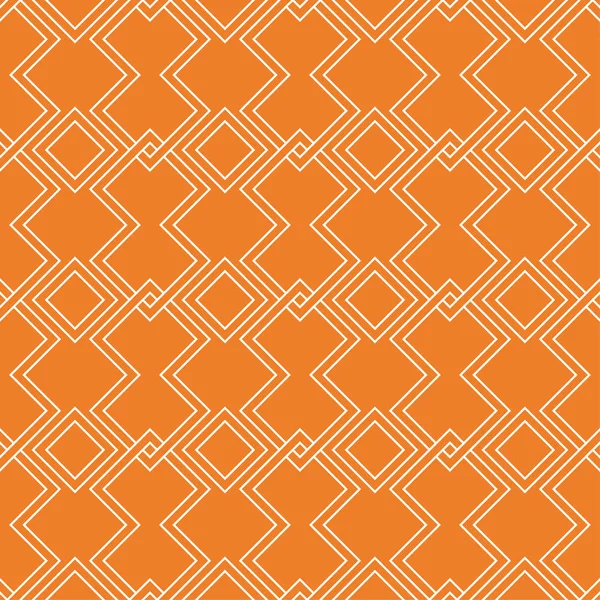 Orange Geometrisches Ornament Nahtloses Muster Für Web Textilien Und Tapeten — Stockvektor