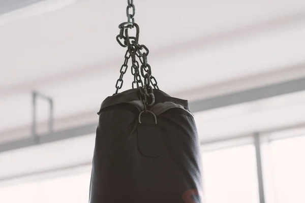 Sac Boxe Suspendu Club Boxe Concept Sport Entraînement — Photo