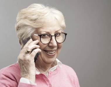 Evet mutlu üst düzey Bayan