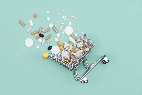Farmacie cumpărături și abuz de droguri — Fotografie, imagine de stoc
