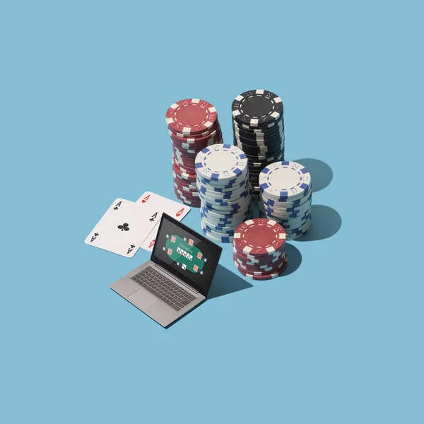 Playing Texas hold \'em poker online