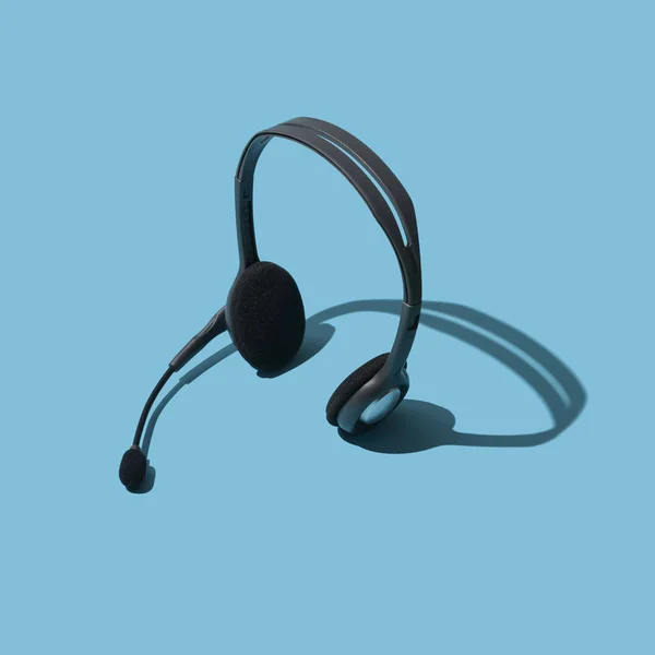 Auriculares de servicio de atención telefónica — Foto de Stock