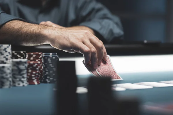 Poker tournament at the casino — Stock Photo, Image