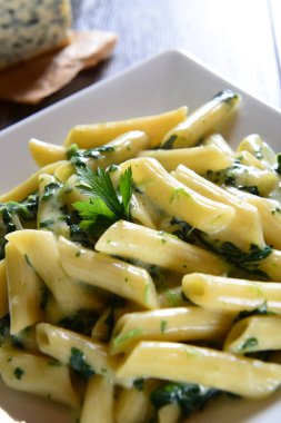 lezzetli penne makarna 