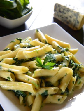 lezzetli penne makarna 