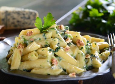 lezzetli penne makarna 
