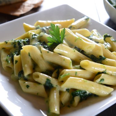 lezzetli penne makarna 