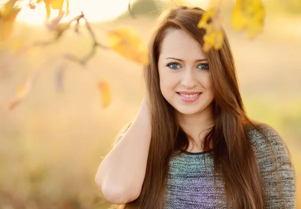 Beautiful caucasian woman — Stock Photo, Image