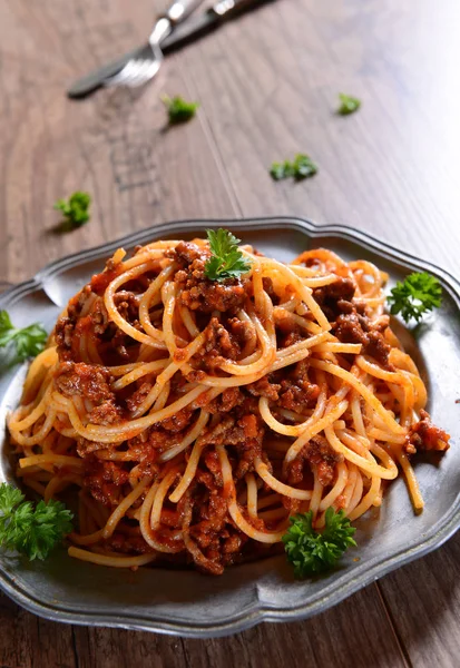 Delicious Spaghetti Bolognese — Stock Photo, Image