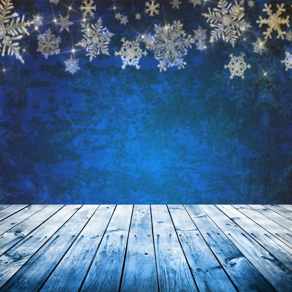Christmas Wooden Planks Background — Stock Photo, Image
