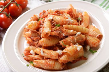 Ricotta soslu makarna