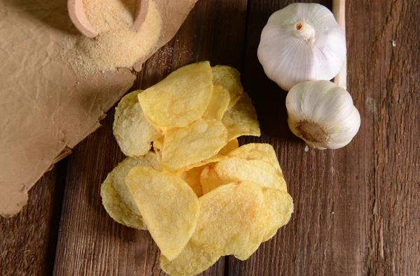 Kartoffelchips — Stockfoto