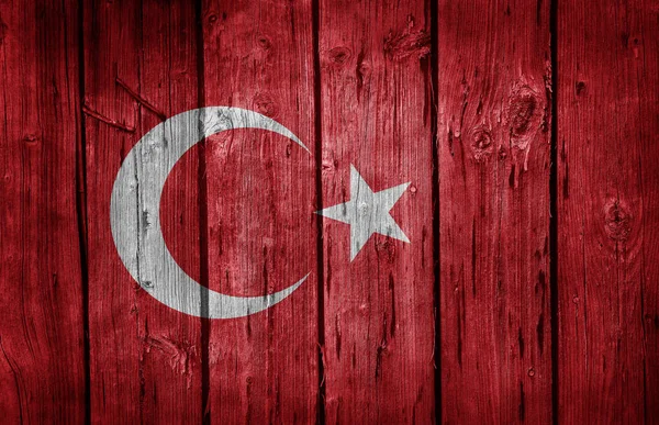 Turkiet flagga — Stockfoto