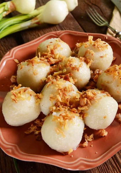 Meat stuffed dumplings — Stock Photo, Image