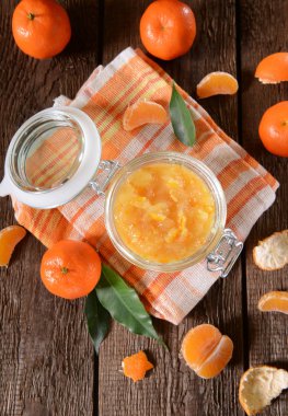 mandalina reçeli cam