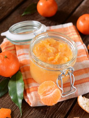 mandalina reçeli cam