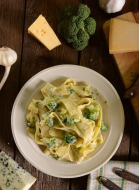 Lezzetli pappardelle makarna