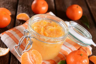 mandalina reçeli cam