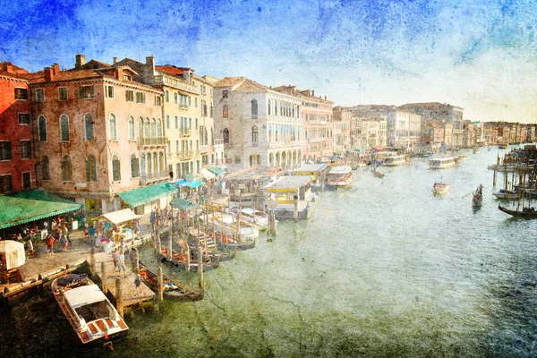 Paesaggio Della Famosa Città Italiana Venezia — Foto Stock